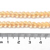 Drawbench Transparent Glass Beads Strands GLAD-Q012-4mm-08-3