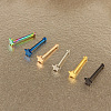 304 Stainless Steel Star Nose Bone Rings WGFF656-02-1
