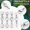 304 Stainless Steel Cord End HJEW-UN00033-4