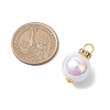 Imitation Pearl Acrylic Pendants PALLOY-JF04348-2