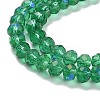 Electroplate Glass Beads Strands X1-EGLA-A034-T6mm-L12-3