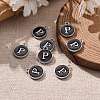 Platinum Plated Alloy Charms ENAM-S118-02P-P-5