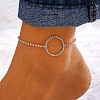 Brass Crystal Rhinestone Tennis Anklets for Wome FS-WGAF92D-02-1