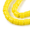 Opaque Solid Glass Bead Strands GLAA-N047-09-F03-3