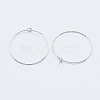 Long-Lasting Plated Brass Hoop Earrings Findings LS-KK-K204-179P-NF-2