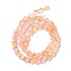 Transparent Glass Beads Strand GLAA-F112-04I-3