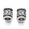 Tibetan Style Alloy European Beads X-TIBEB-N005-068-1