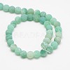 Natural & Dyed Crackle Agate Bead Strands G-T056-6mm-06-4
