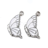 304 Stainless Steel with Enamel Charms STAS-L022-400P-04-1