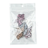 4Pcs 4 Styles Printed Acrylic Pendants MACR-FS0001-75-6