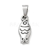 304 Stainless Steel Pendants STAS-B141-03G-P-1