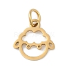 304 Stainless Steel Pendants STAS-L279-001G-12-1
