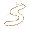 3.5MM 304 Stainless Steel Curb Chain Necklaces for Women NJEW-JN05584-5