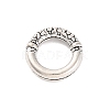 Tibetan Style Alloy Linking Rings TIBE-M004-13AS-01-1