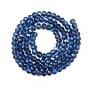 Electroplate Glass Beads Strands EGLA-A044-T4mm-L12-3