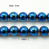 Non-Magnetic Synthetic Hematite Beads Strands G-C019-6mm-1