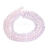 Transparent Painted Glass Beads Strands DGLA-A034-T3mm-A05-5