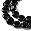 Natural Obsidian Beads Strands G-C159-A03-01-4