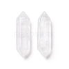 Natural Quartz Crystal Double Terminal Pointed Pendants G-C007-02B-14-2