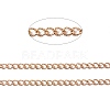 Ion Plating(IP) 304 Stainless Steel Curb Chains CHS-E005-01RG-2
