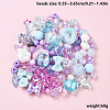 60G 2 Colors Acrylic Beads MACR-YW0003-36A-2