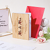 Wedding Bamboo Greeting Card AJEW-WH20060-11C-3