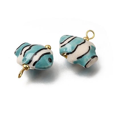 Handmade Porcelain Pendants PR-CBA0027-11G-10-1