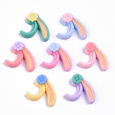 Opaque Resin Cabochons CRES-N022-88B-1