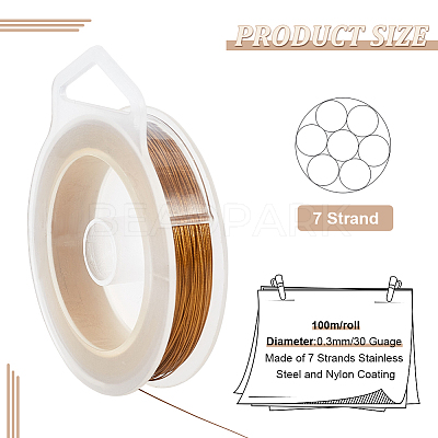 Tiger Tail Wire TWIR-WH0008-05A-02-1