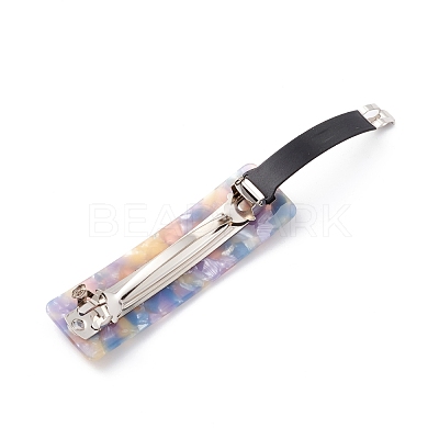 Cellulose Acetate(Resin) Hair Barrette X-PHAR-F012-02F-1