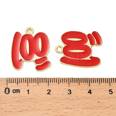 Alloy Enamel Pendants ENAM-G229-13G-1