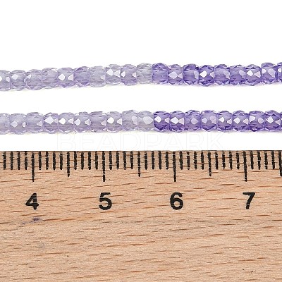 Cubic Zirconia Beads Strands ZIRC-P125-2x3mm-20-1