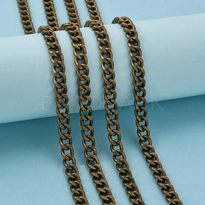 Iron Cuban Link Chains CH-R013-9x8mm-AB-NF-1
