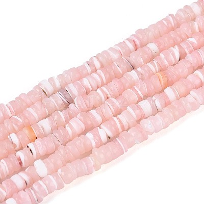 Natural Trochid Shell/Trochus Shell Beads Strands SSHEL-N040-21F-1