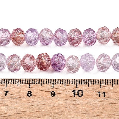 Transparent Glass Beads Strands GLAA-T023-6mm-A03-1