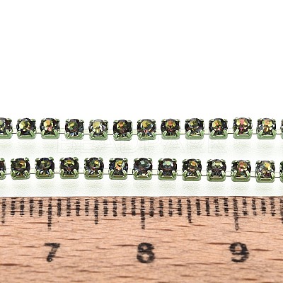 Iron Rhinestone Cup Chains CH-N005-05B-1