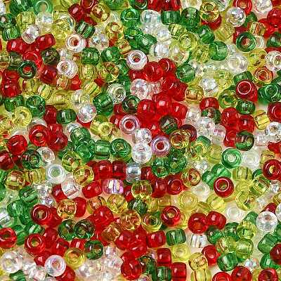 4 Colors 8/0 Christmas MIYUKI Round Rocailles Seed Beads SEED-X0058-14-1