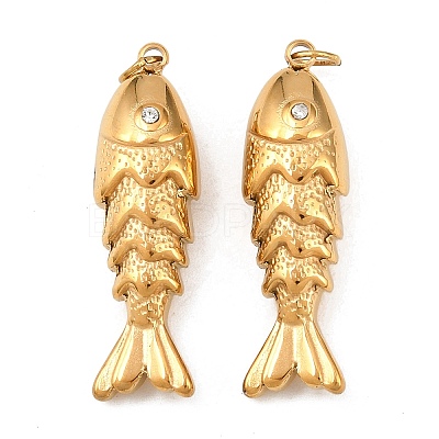 304 Stainless Steel Pendants STAS-H244-15A-G-1