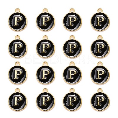 Golden Plated Alloy Charms ENAM-S118-02P-1