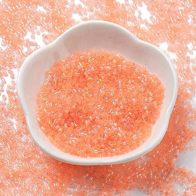 Transparent Colours Glass Seed Beads SEED-H003-01B-1