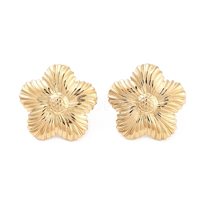 316 Surgical Stainless Steel Stud Earrings for Women LS-STAS-M062-02G-C-1