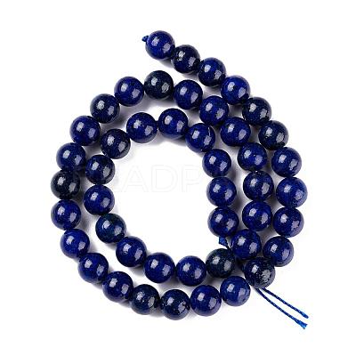 Natural Lapis Lazuli Round Beads Strands G-I181-10-4mm-1