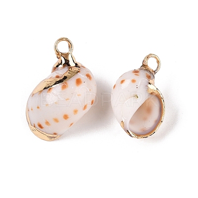 Natural Sea Shell Pendants SSHEL-N038-43-1