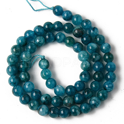 Natural Quartz Beads Strands G-R479-6mm-03-1