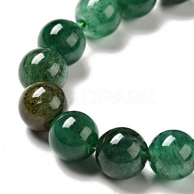 Natural Fuchsite Beads Strands G-D470-12A-1-1