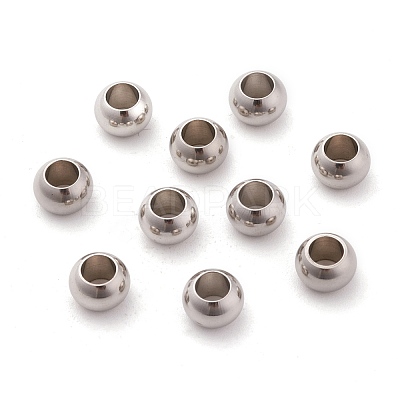 Tarnish Resistant 304 Stainless Steel Rondelle Beads STAS-I020-14-1