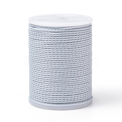 Round Waxed Polyester Cord YC-G006-01-1.0mm-33-1