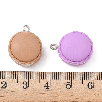 Opaque Resin Pendants RESI-G114-02-1