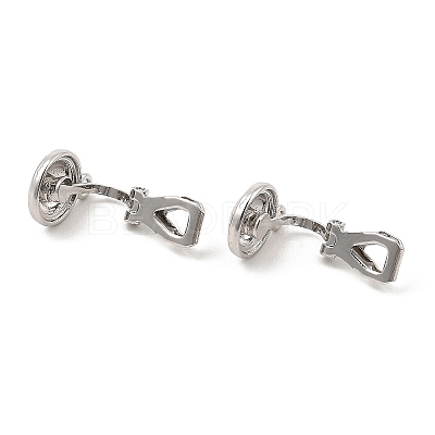 Alloy Clip-on Earring Findings FIND-L015-001P-1