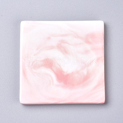Marble Pattern Porcelain Cup Coasters AJEW-WH0121-53A-1